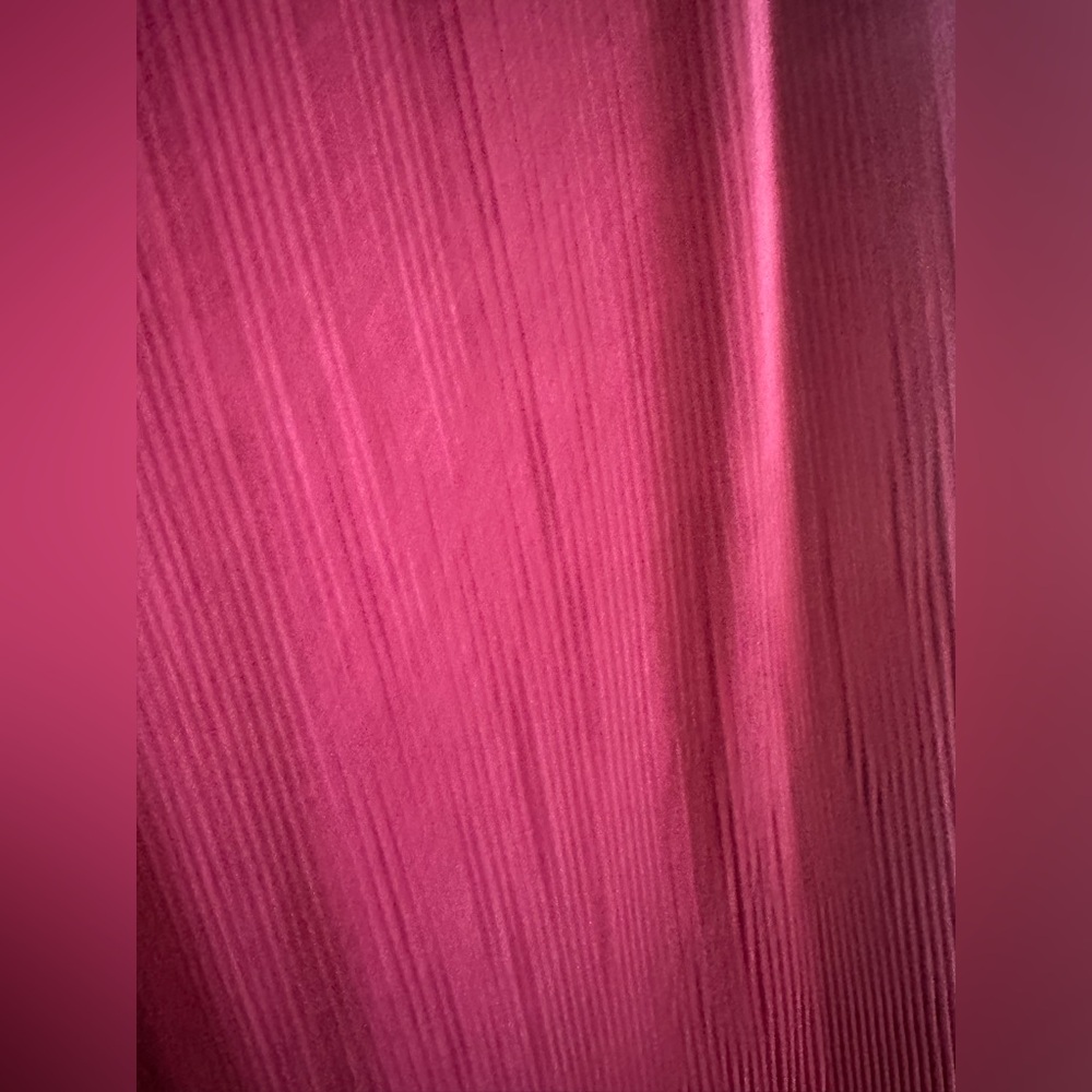J. Crew Burgundy Pleated Midi Skirt - size 6P - Picture 4 of 9